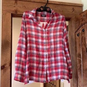 Light flannel with silk back